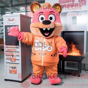 Costume mascotte de Peach...