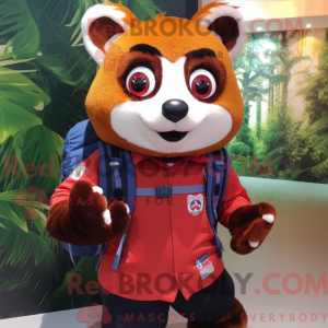 Red Panda mascot costume...