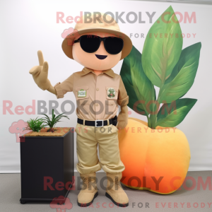 Peach Apricot maskot...