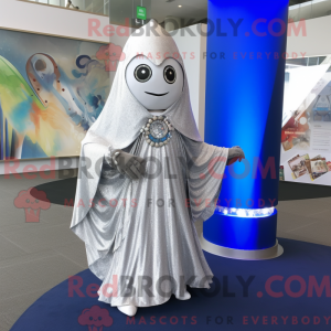 Sølv anheng maskot kostyme...