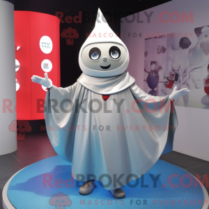 Sølv anheng maskot kostyme...