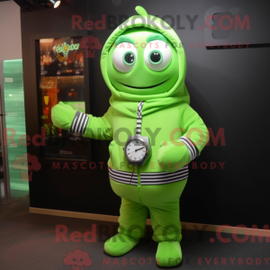 Disfraz de mascota de reloj...