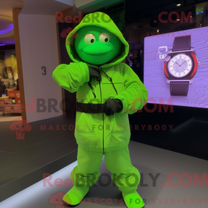 Disfraz de mascota de reloj...