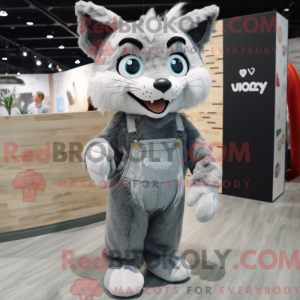 Grauer Luchs Maskottchen...
