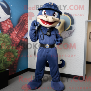 Navy Snake mascotte kostuum...