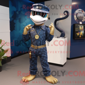 Navy Snake mascotte kostuum...