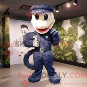 Navy Snake mascotte kostuum...