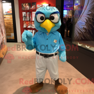 Turkis Falcon maskot...