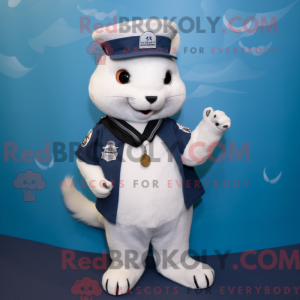 Navy Hermelin maskot...