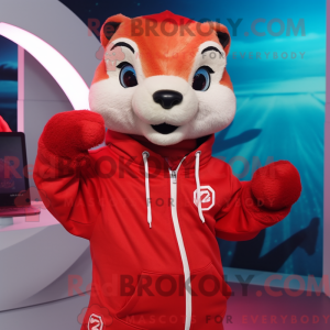 Maskottchenkostüm Rotes...