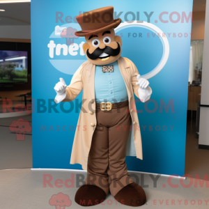 Costume mascotte de Brown...