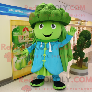 Disfraz de mascota brócoli...