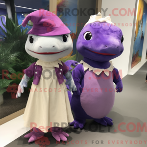 Lilla Axolotls máscara de...