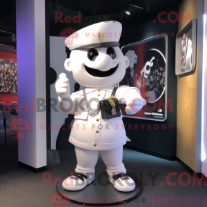 Hvid Commando maskot...