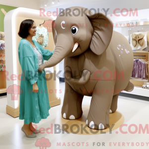 Máscara de elefante morena...