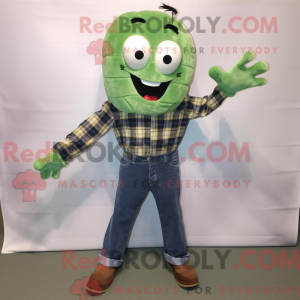 Olive Spider mascot costume...