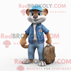 Weasel maskot drakt...