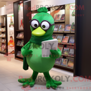Groene Dove mascotte...