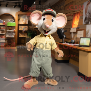 Costume de mascotte de Rat...