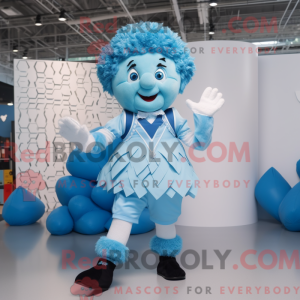 Postava maskota Sky Blue...