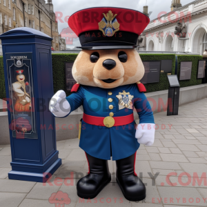 Postava maskota britského...