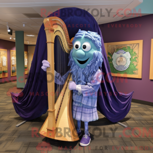 Lilla Celtic Harp maskot...