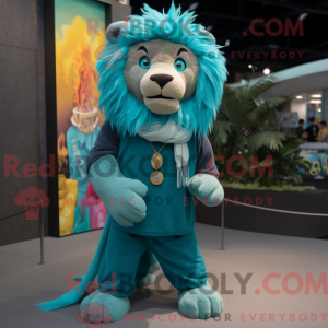 Blågrønn Tamer Lion...