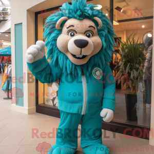 Blågrønn Tamer Lion...