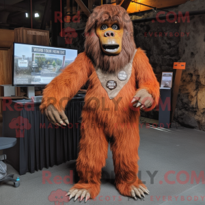 Rust Sasquatch Maskottchen...