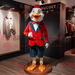 Red Muscovy Duck maskot...