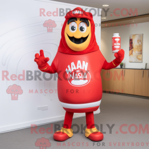 Garrafa de ketchup máscara...