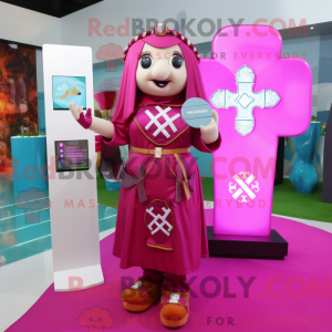 Magenta Celtic Cross...