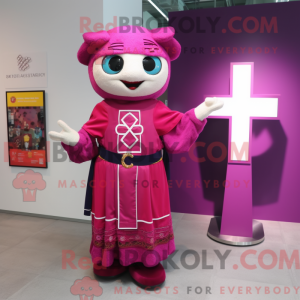 Magenta Celtic Cross...