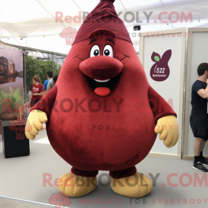 Maskotka Maroon Pear jest...