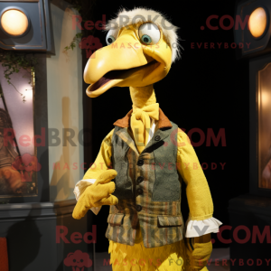 Máscara Gold Dodo Bird com...