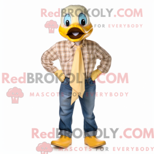 Postava maskota béžové...