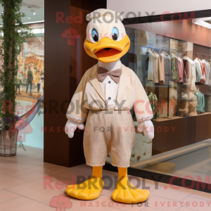 Costume mascotte de canard...