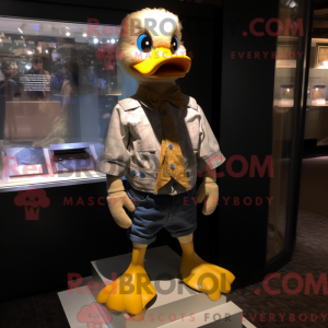 Disfraz de mascota de pato...