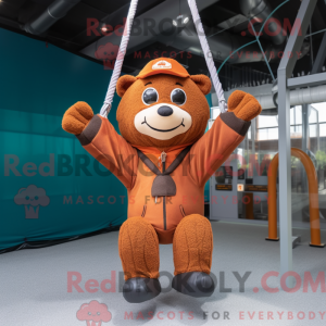 Rust Trapeze Artist mascot...