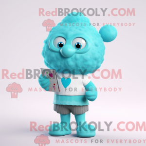 Costume mascotte Cyan Love...