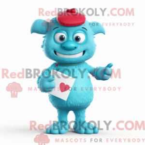 Postava maskota Cyan Love...