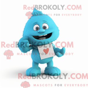 Costume mascotte Cyan Love...