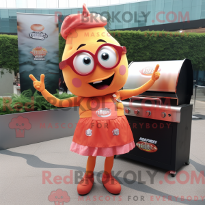 Peach Bbq Ribs mascot...