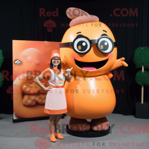 Postava maskota Peach Bbq...