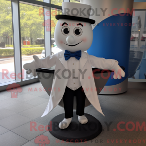 White Plate Spinner mascot...