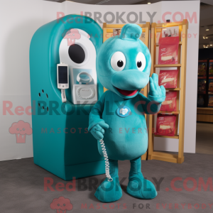 Teal Phone máscara...