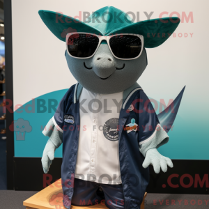 Stingray-maskotdraktfigur...