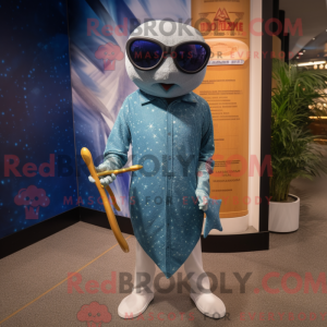 Costume de mascotte de raie...