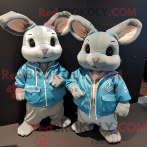 Cyan Chinchilla maskot...