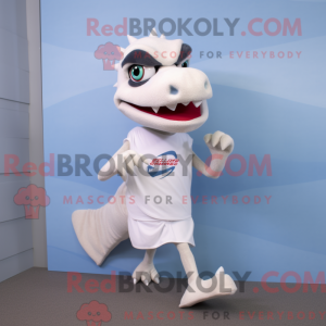 Personaggio mascotte bianco...